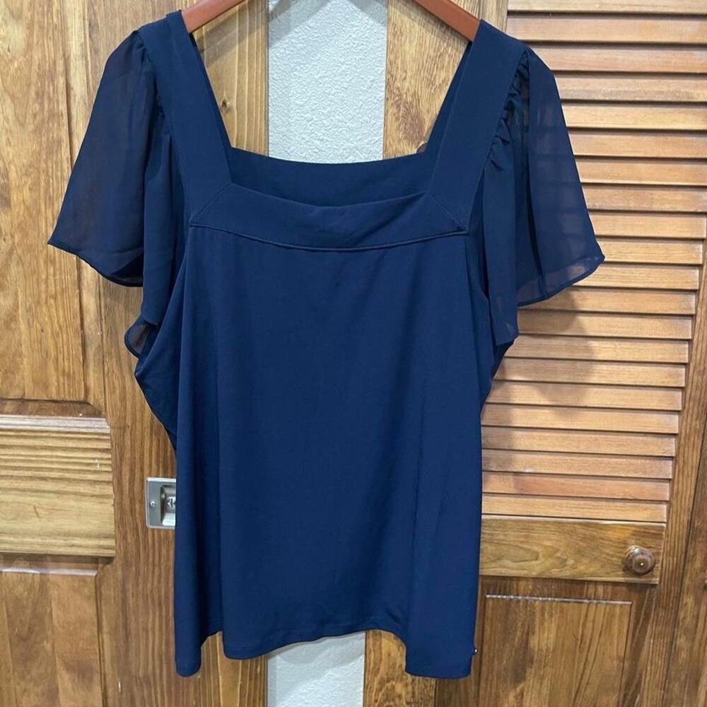 Calvin Klein navy blouse